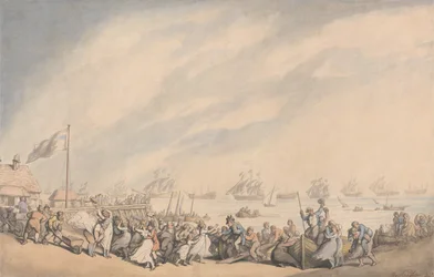 Die Rückkehr der Flotte nach Great Yarmouth im Jahr 1797